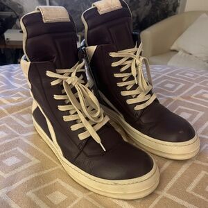 Rick Owens Geobaskets size 41/8.5